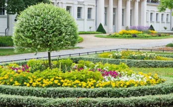 Színes tavaszi virágágyások tervezése példákkal