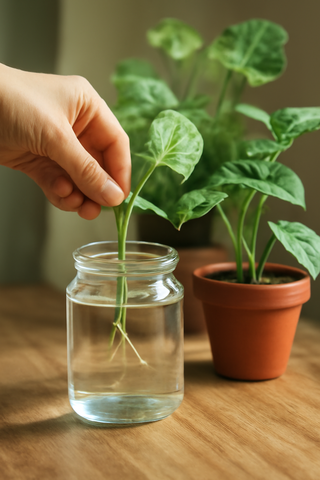 Futóka szaporítása: dugványozás vízben lépésről lépésre