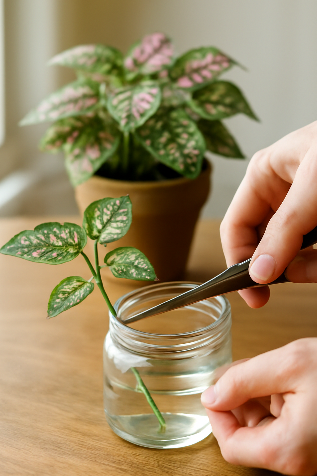 Hypoestes szaporítása: dugványozás lépésről lépésre