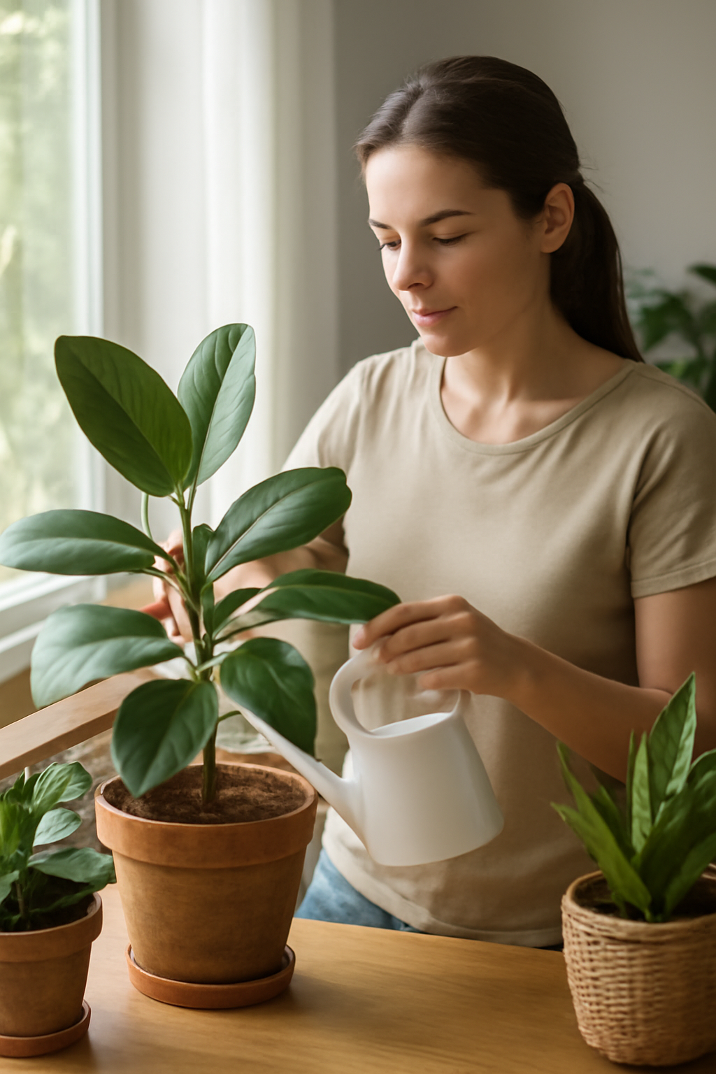 Szobanövények nyári gondozása: hogyan maradnak egészségesek