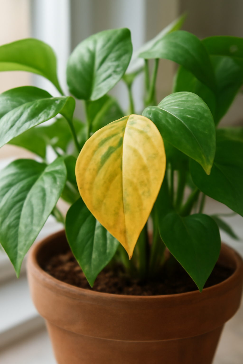 Szobanövények levele sárgul: okok és megoldások