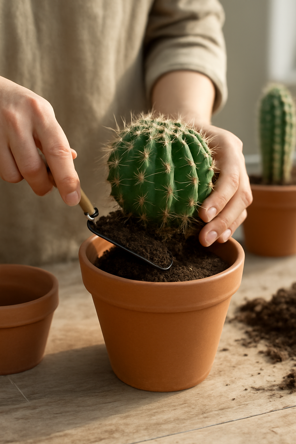 Kaktusz átültetése: biztonságos módszer lépésről lépésre