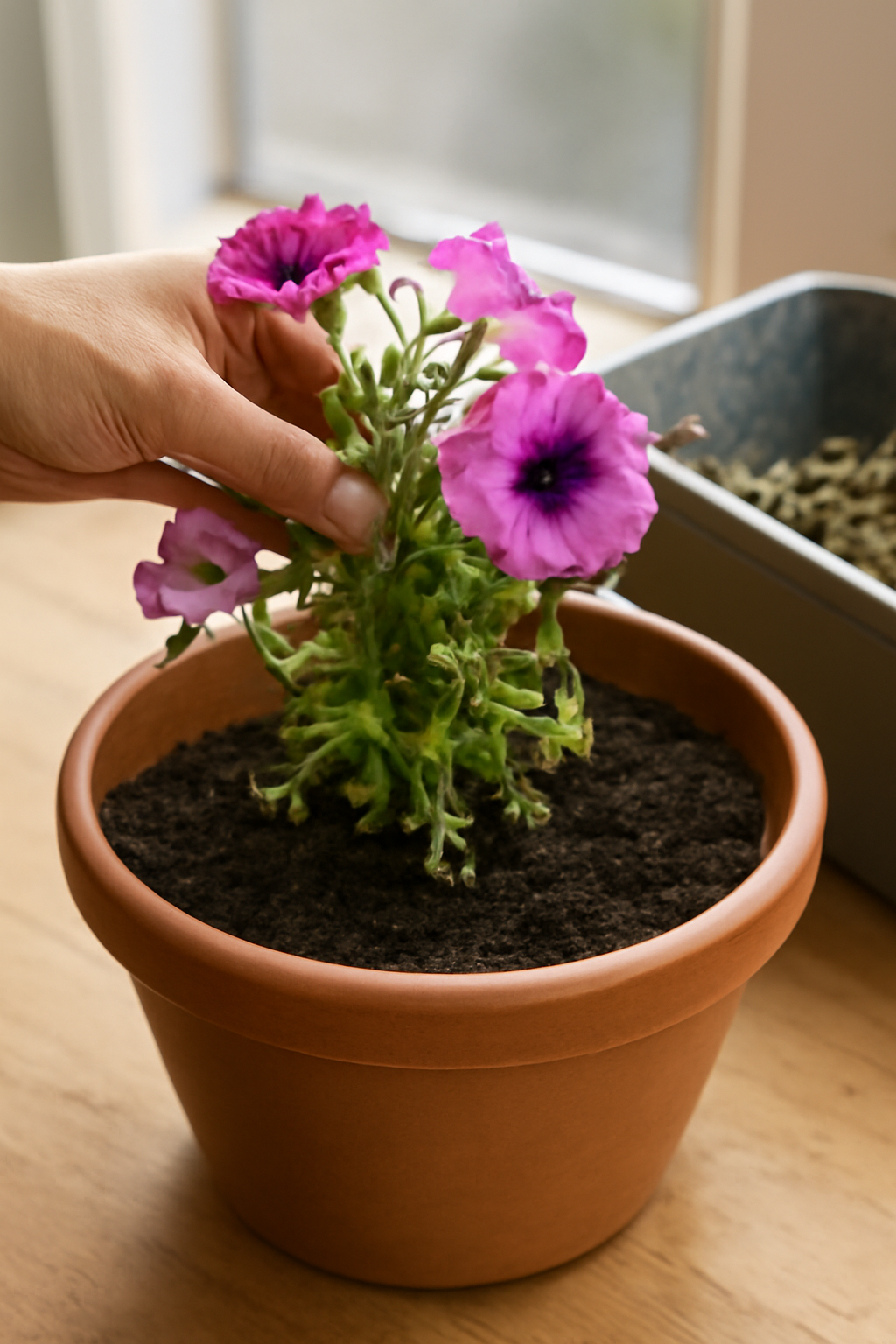 Surfinia teleltetése: megmenthető a következő évre?