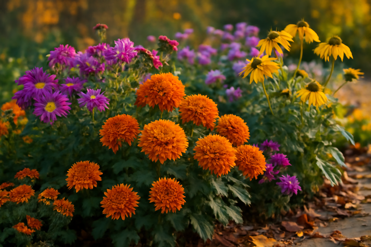 Őszi virágok gondozása: színes kert a hűvösebb hónapokban