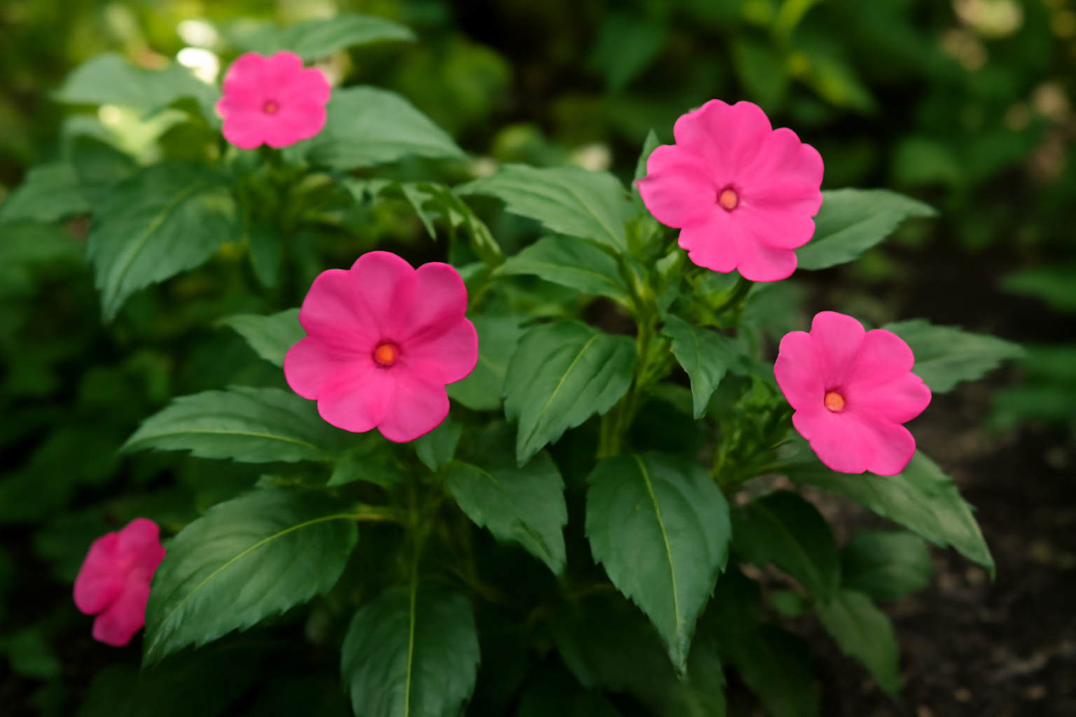Nebáncsvirág Impatiens gondozása, szaporítása és betegségei – árnyékba