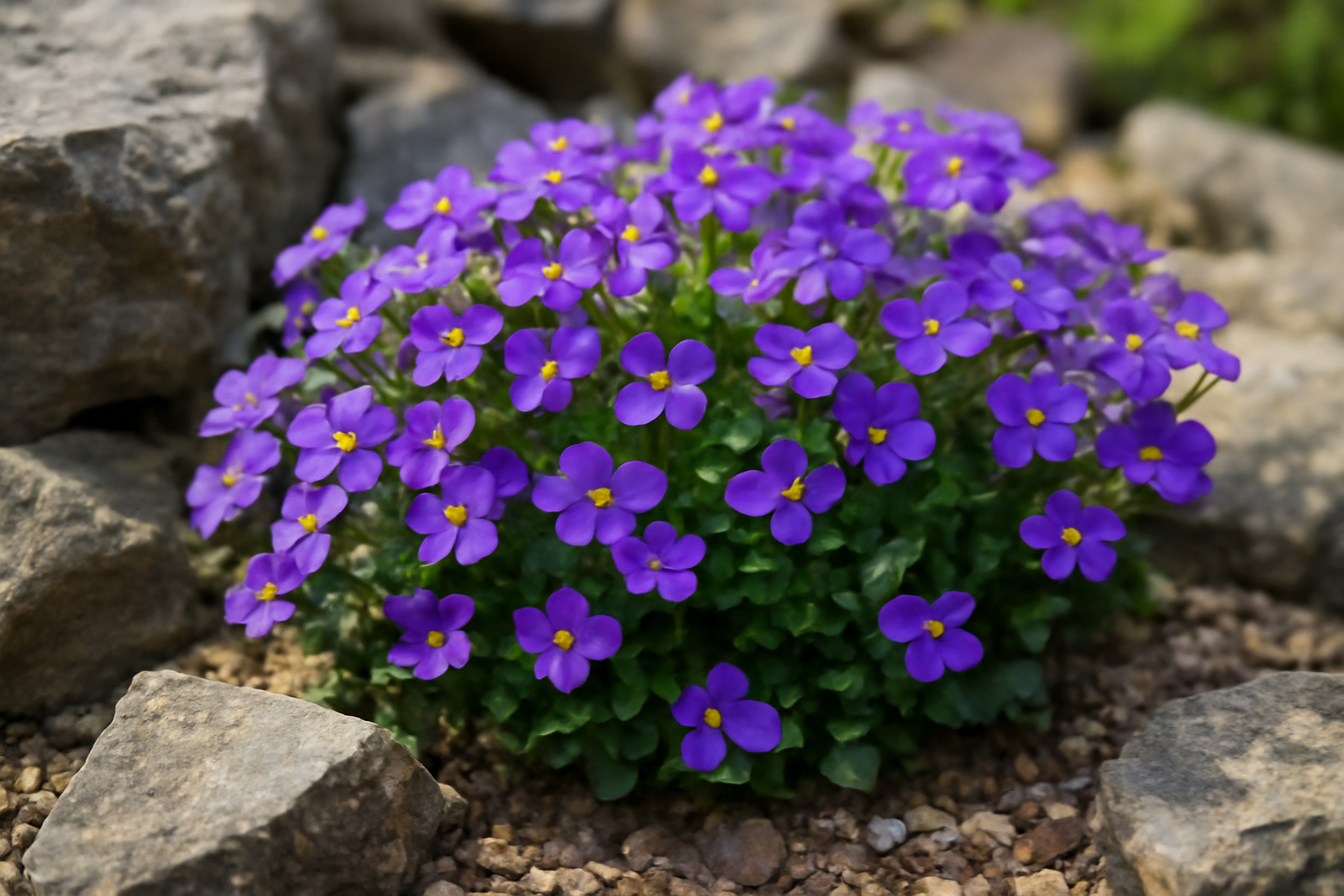 Pázsitviola Aubrieta gondozása, szaporítása és betegségei – sziklakertbe